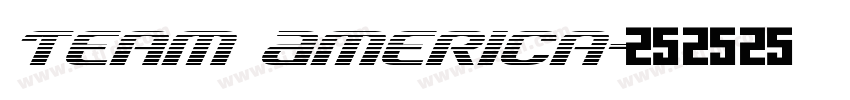 Team America字体转换
